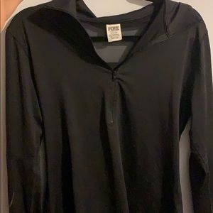 PINK Black Quarter Zip